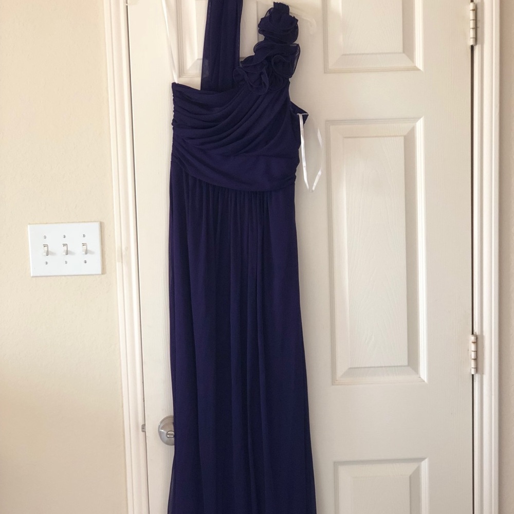 Long purple dress